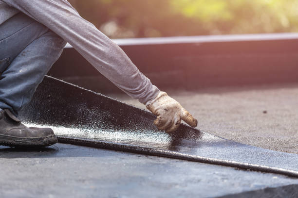 Professional Emergency Waterproofing technician working in Westville, NJ